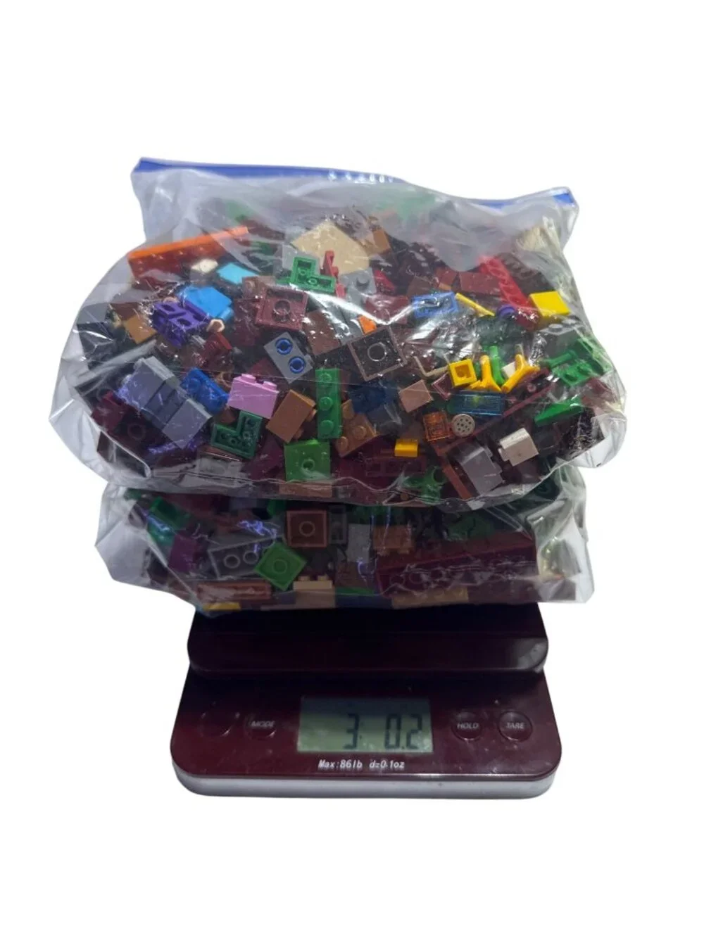 Lego Bulk Building Blocks Minecraft Assorted Colors Shapes Bricks 3lb 2oz Multi